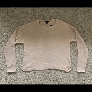 Forever 21 Beige Knit Sweater